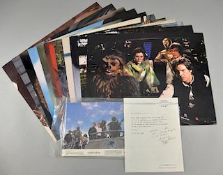 Star Wars Return of The Jedi (1983) Three sets of different sized US lobby / front of house cards, 10 x 8 inch (8), 11 x 14 i