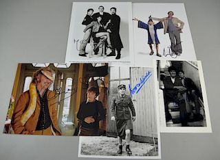 British Comedy Autographs: Five signed publicity stills, including; majority Billy Connolly, Eric Idle, Michael Palin, Eric S