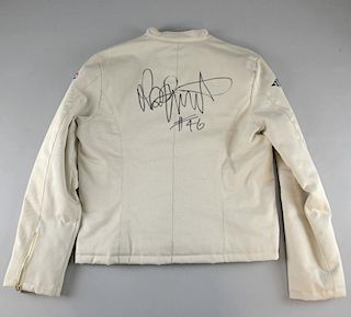 MotoGP - Grand Prix jacket signed across the back by multiple MotoGP champion Valentino Rossi, Size M.Provenance: Signed in 2