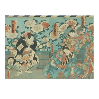 Kunisada Utagawa II (1823 - 1880) Woodblock