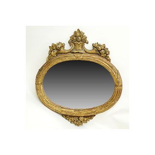 19/20C French Louis XVI Style Carved Mirror