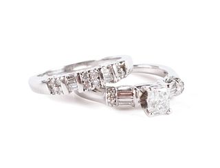 DIAMOND ENGAGEMENT AND WEDDING RINGS