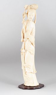 IVORY CARVING OF GUANYIN