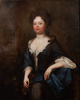 PORTRAIT OF MARY HATFIELD (ENGLISH SCHOOL, 18TH C.)