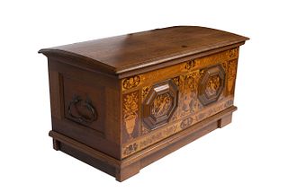 BAROQUE STYLE MARQUETRY CHEST
