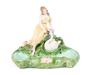 LEDA AND THE SWAN PLANTER BY F. OTTO
