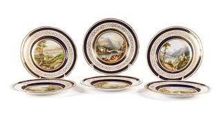 SET OF SIX TOPOGRAPHICAL PLATES