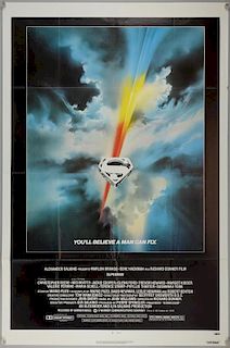 Four US One Sheet film posters from the 1970's/80's including Superman, E.T. American Gigalo & Tightrope, folded, 27 x 41 inc