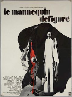 Hammer Horror - The Plague of The Zombies (1966) Spanish export One Sheet film poster & Crescendo (1970) Belgian film poster,