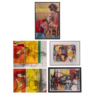 Marcy Brower (American, 20th Century) Acrylic Painting Assortment