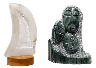 Bob Brower (American, 1927-2022) Stone Sculptures