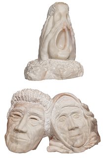 Bob Brower (American, 1927-2022) Marble Sculptures