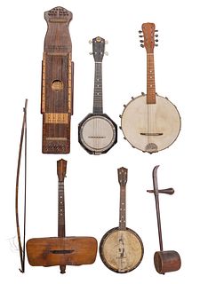 Stringed Wood Instrument Assortment