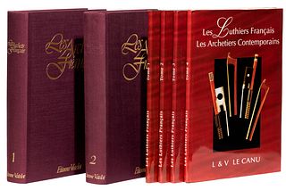 French Violin and Violin Bow Book Assortment