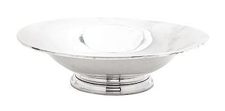 An American Silver Serving Bowl, Watson Company, Diameter 11 inches.