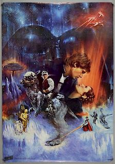 Star Wars The Empire Strikes Back (1980) Original Scandecor poster featuring Roger Kastel Gone With The Wind artwork, 20th Ce