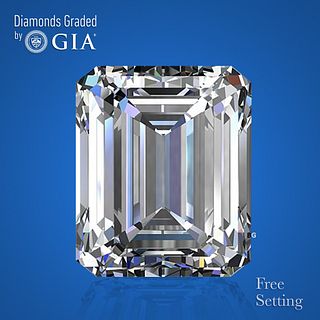 NO-RESERVE LOT: 1.51 ct, E/VS1, Emerald cut GIA Graded Diamond. Appraised Value: $43,500 
