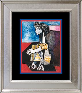 Jacqueline with crossed arms  Pablo Picasso Collection Domaine Limited Edition after Picasso