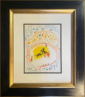 Pablo Picasso original Lithograph after Picasso from 1968