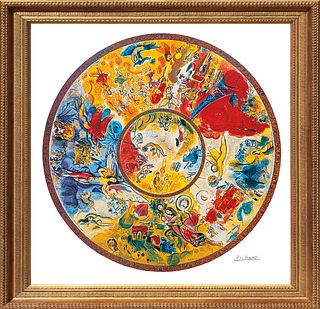 Marc Chagall-Limited Edition -Paris Opera Ceiling after Chagall
