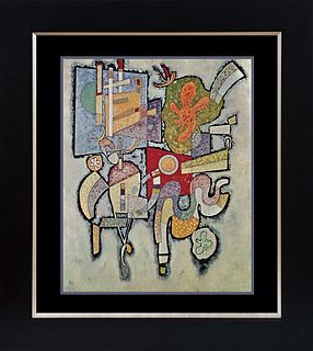 Wassily Kandinsky Color Plate  Lithograph after Kandinsky from 1967