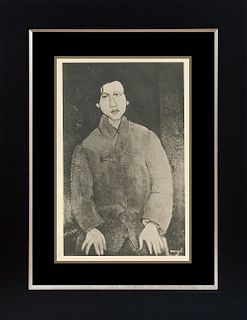 Modigliani Lithograph after Modigliani from 1929