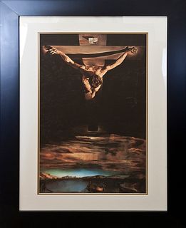 Salvador Dali Christ St John on the Cross Limited Edition Lithograph after Dali.