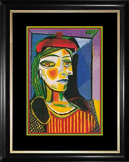 Red Beret Pablo Picasso Lithograph Collection Domaine Picasso after Picasso