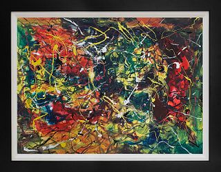 Michael Schofield original abstract on canvas