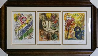 Marc Chagall Limited Edition after Chagall on paper Exodus