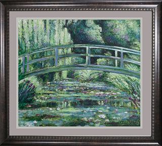 Japanese Bridge after Claude Monet Limited Edition on paper