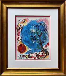 Marc Chagall lithograph from 1972