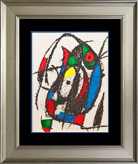 Joan Miro Hand signed Lithograph after Miro