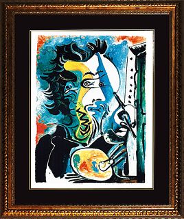 Limited Edition The Artist  after Pablo Picasso Collection Domain Picasso