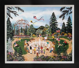 Jane Wooster Scott Limited Edition on Canvas  Park