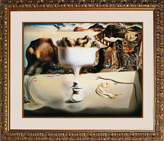 Salvador Dali on Canvas -Apparition of Face Limited Edition  after Dali