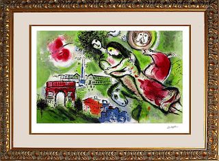 Marc Chagall Limited Edition Lithograph after Chagall Romeo and Juliet after Chagall