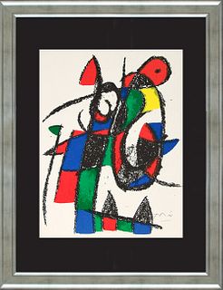 Joan Miro Original Lithograph after Miro Hand Signed