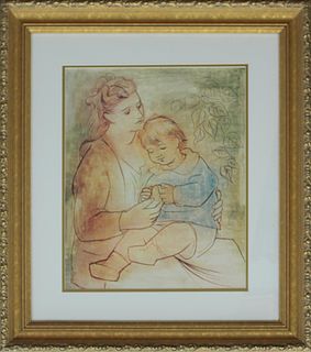 Limited Edition Mother and Child after Pablo Picasso Collection Domain Picasso