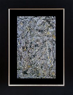 Jackson Pollock Lithograph Abstract