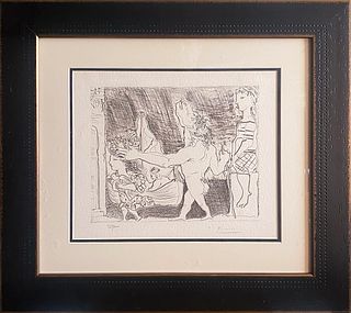 Pablo Picasso lithograph  with museum official stamp limited edition of 300 numbered