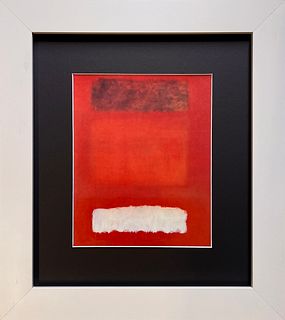 Mark Rothko color plate lithograph 