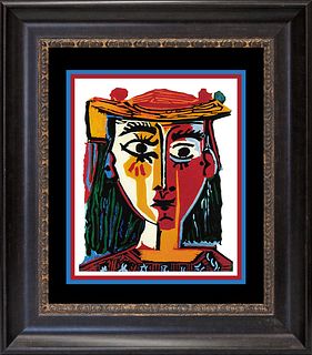 Woman with Hat  Pablo Picasso Collection Domaine Limited Edition after Picasso