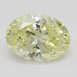 1.54 ct, Natural Fancy Yellow Even Color, IF, Oval cut Diamond (GIA Graded), Appraised Value: $36,000 