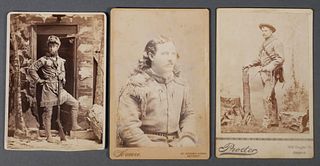 (3) Mountain Man Cabinet Cards