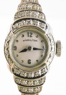 Antique Art Deco Hamilton Ladies 14K Watch
