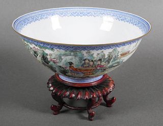 Antique Chinese Eggshell Porcelain Bowl