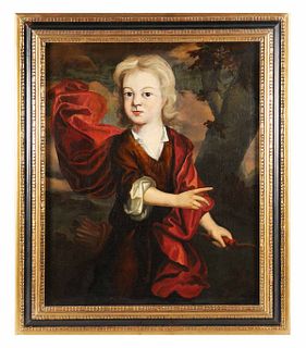 18th C Oil on Canvas Painting