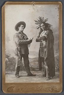 Native American and Interpreter Cabinet Card