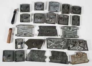 Group of Vintage Toy Metal Molds